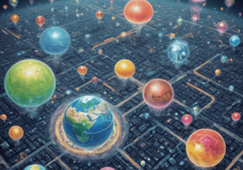 Many digital worlds Image générée par Openart.ai avec la requête "many digital worlds"