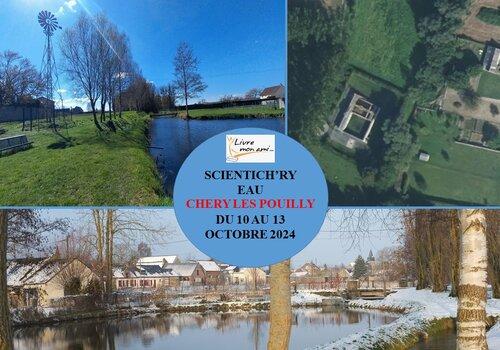 SCIENTICHRY EAU photos de la station d'épuration et de l'étang du village