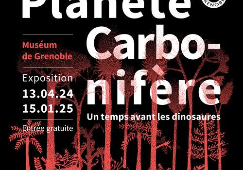 Visuel de l'exposition Planète Carbonifère Visuel de l'exposition Planète Carbonifère au Muséum de Grenoble