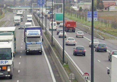 Congestion sur autoroute Congestion sur autoroute