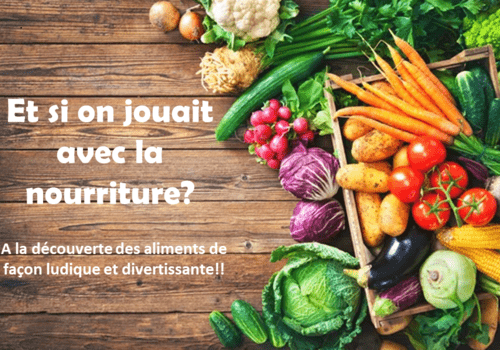 Et si on jouait avec la nourriture ? Image de fruits et de légumes