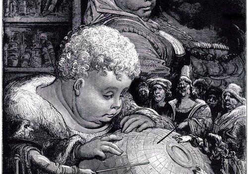 Gustave Doré - L'éducation de Gargantua Gustave Doré - L'éducation de Gargantua