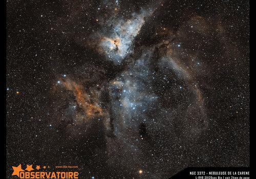 PHOTO DE LA NEBULEUSE DE LA CARENE