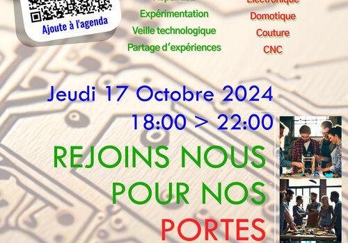 Lou FabiLoub - Makerspace - Portes ouvertes 17/10/2024 18h-22h