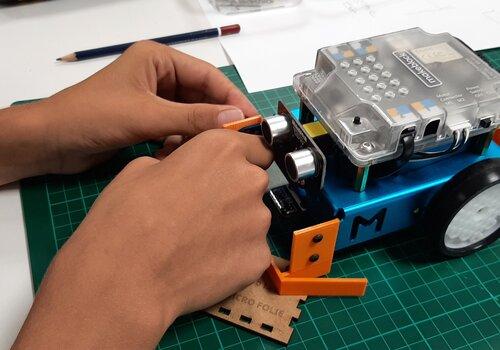 MBot programmé lors d'un stage à la MJC/MPT
