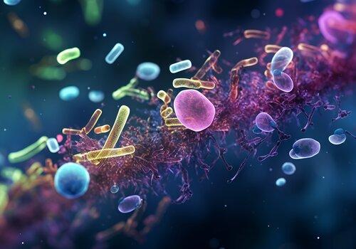 Cellules et micro-organismes au microscope