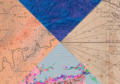 La mer, cet espace non vide Extrait de 4 cartes recouvrant la mer