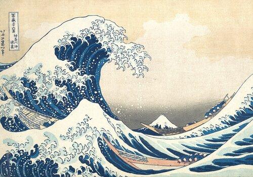 La grande vague au large de Kanagawa de Katsushika Hokusai La grande vague au large de Kanagawa de Katsushika Hokusai