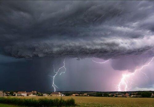 Ciel orageux dans les Hauts-de-France Ciel orageaux dans les Hauts-de-France