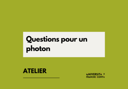 Question pour un photon