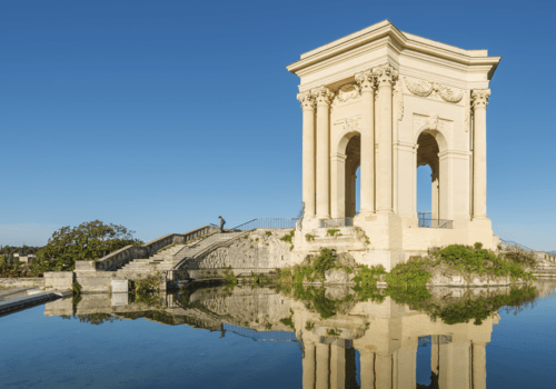 Le château d'eau du Peyrou à Montpellier