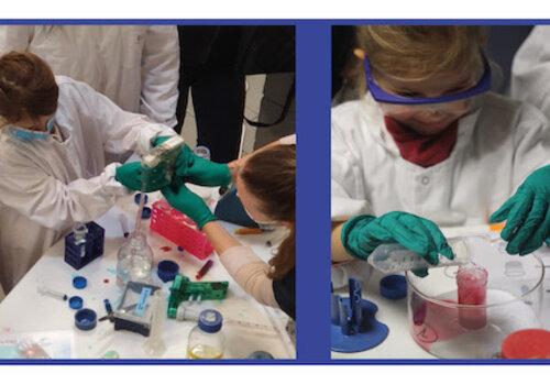 Manipulation de matériels de laboratoire par des novices