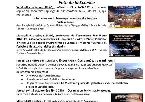 Programme de la journée du 12 Octobre 2024