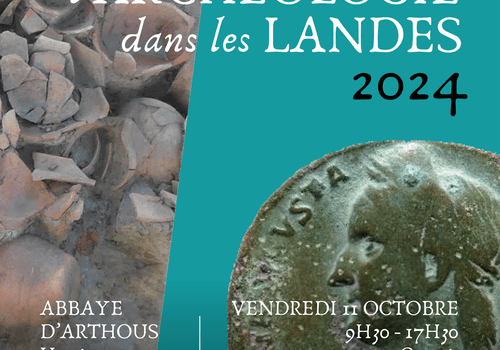 Journée de l'archéologie dans les Landes 2024 Affiche de la Journée de l'archéologie dans les Landes 2024
