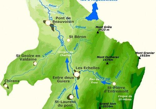 Carte du Guiers