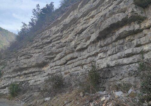 Alternances de marnes et calcaires des Baronnies.