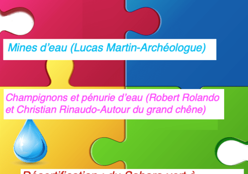 4 mini conférences et 4 conférenciers