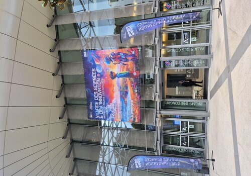 Entrée Village des Sciences et de l'Innovation - Antibes Juan-les-Pins 2024