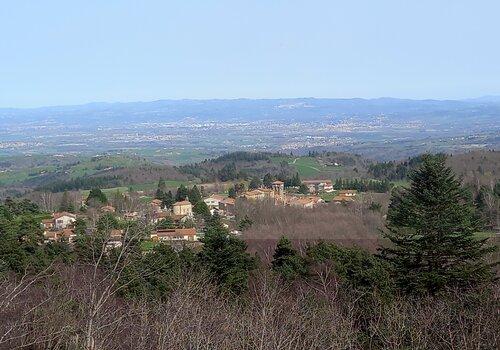 Vue du belvédère du Sylvetum