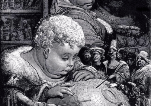 L'éducation de Gargantua par Gustave Doré