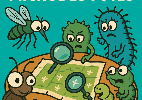 Conseil stratégique Ravageurs malins et microbes futés Réunion stratégique d'insectes et de microorganismes autour d'une table