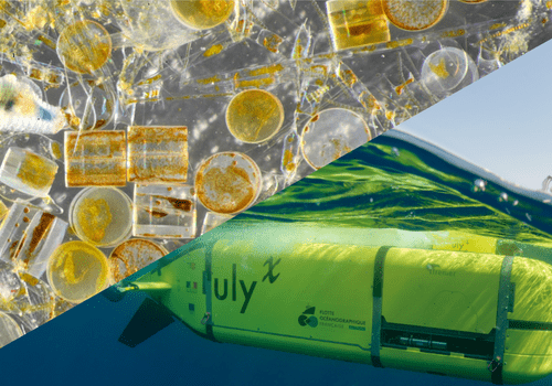 Phytoplanctons et véhicule sous-marin autonome Ulyx