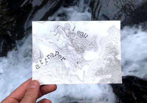 Création de marbrures sur papier 