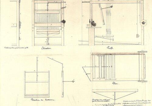 Brevet de M Lambert métier à tisser 1854 depot-data-bv19-1bb-1bb-020-001-040-000-frinpi-1bb021679-frinpi-1bb021679-006 metier à tisser Lambert 18