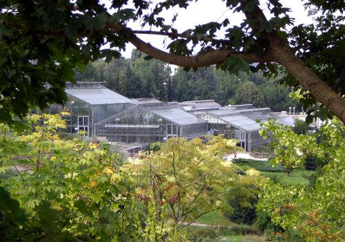 vue du jardin botanique Jean-Marie Pelt