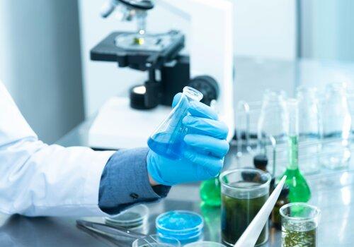 Expérience de chimie