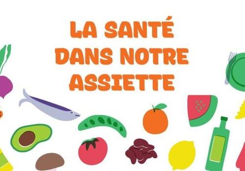 Affiche exposition Inserm La santé dans notre assiette Affiche de l'exposition