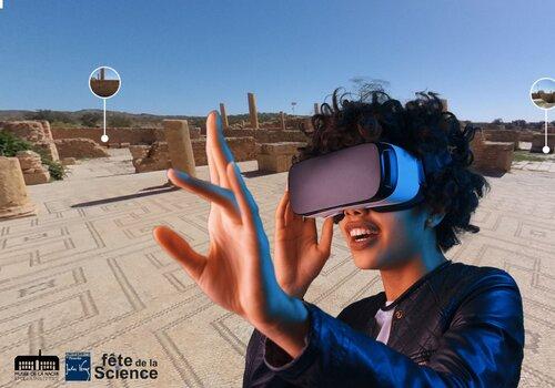 Visionnage de sites archéologiques en réalité virtuelle