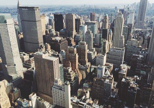 Gratte-ciels d'une ville