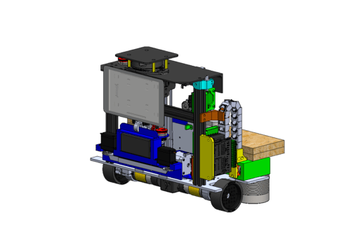 Modélisation du robot de la coupe de France de robotique 2025 pour l'équipe Castel'Lab