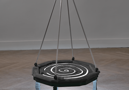 Une photo de l'installation artistique