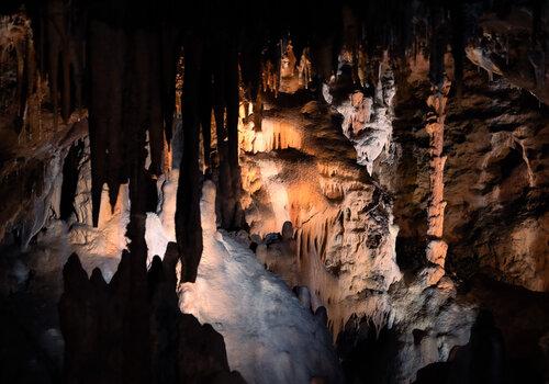Photos de la grotte du Bosc. 