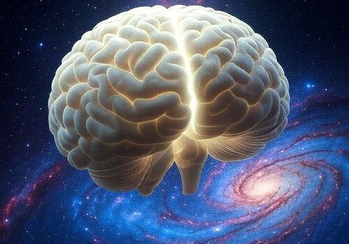 Le "cerveau de Boltzamnn" dans l'Univers Illustration d'un cerveau de Botlzman