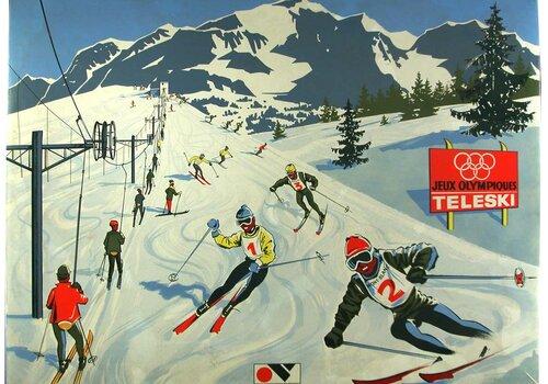 Jeu, Teleski Mont-Blanc, 1960.