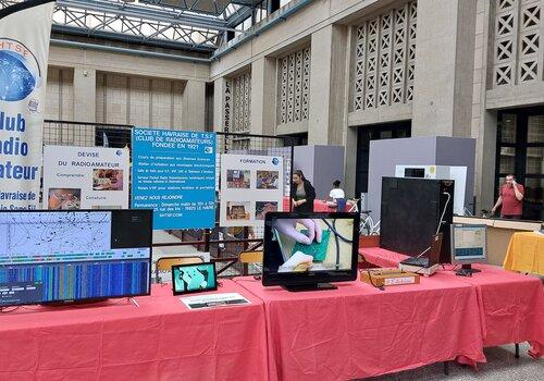 Le stand de l'association havraise de télégraphie sans fil