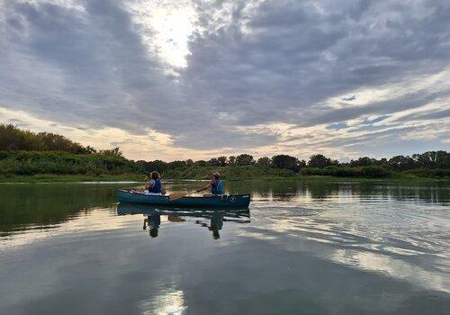 canoë sur le Rhône
