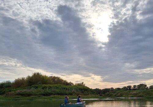 canoë sur le Rhône