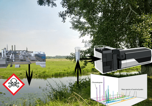 Eau d'une usine toxique analysée par technique analytique