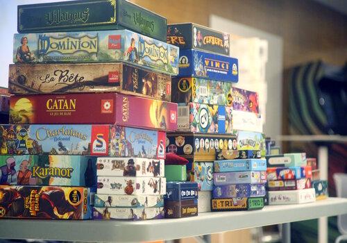 Photo de boites de jeux de société