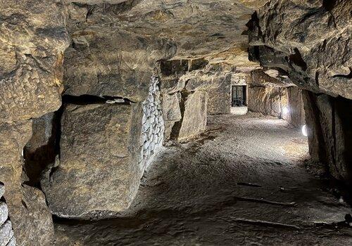 On voit sur l'image une cave.