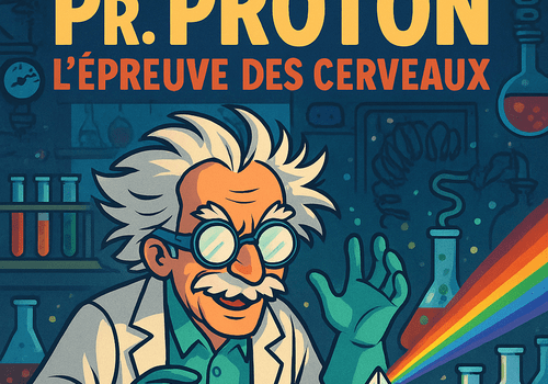 Un savant louche dans un laboratoire qui l'est tout autan