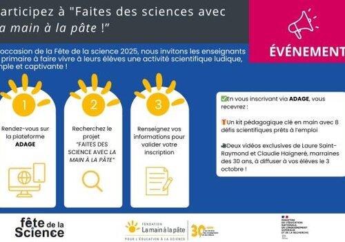 Visuel La main à la pâte