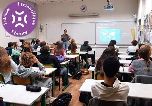 Atelier "1 classe, 1 scientifique, 1 heure" avec Loanne Pichot, doctorante à l'Université Gustave Eiffel Atelier "1 classe, 1 scientifique, 1 heure" avec Loanne Pichot, doctorante à l'Université Gustave Eiffel