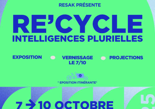 Affiche expo RE'cycle Affiche expo RE'cycle