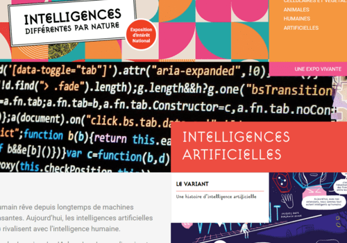 Visuel Expo Intelligences différentes par nature