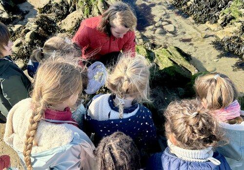 Les enfants découvrent un milieu étonnant !